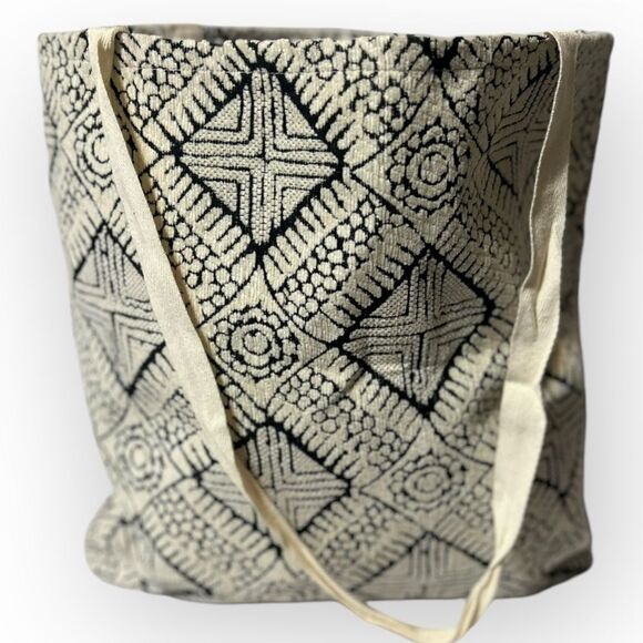 CRYPTON Soft Jacquard Upholstery Fabric Reusable Tote Bag - Picture 4 of 14